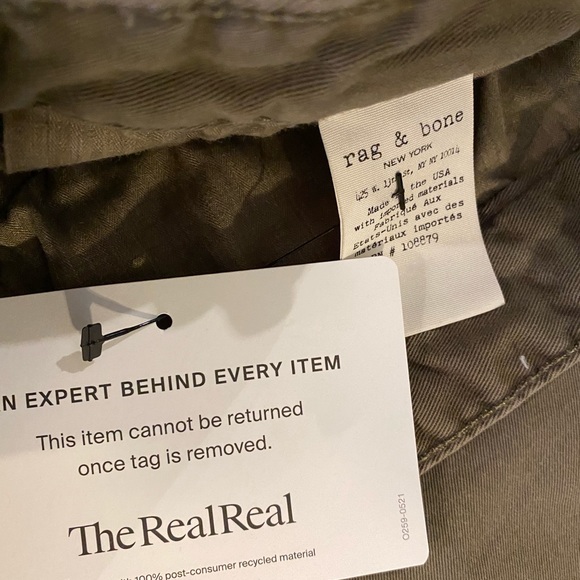 Rag & Bone Army green cargo pants size 30 - Picture 9 of 11